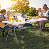 NNECW 180cm Portable Folding Camping Table with 150kg Load Capacity