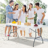 NNECW 180cm Portable Folding Camping Table with 150kg Load Capacity