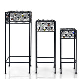 NNECW Display Rack with Colorful Ceramic Beads for Living Room