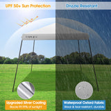 NNECW Instant Pop-up Height-Adjustable Canopy for Patio Camp Beach-Grey