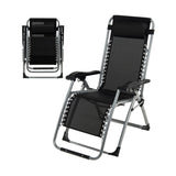 NNECW Zero Gravity Recliner Chair with Removable Pillow for Backyard