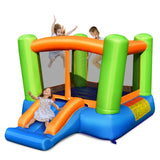 NNECW Inflatable Bounce House with Jumping Area & Slide without Air Blower