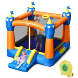 NNECW Inflatable Bounce House Kids Castle Tampoline with Jumping AreaBlower included