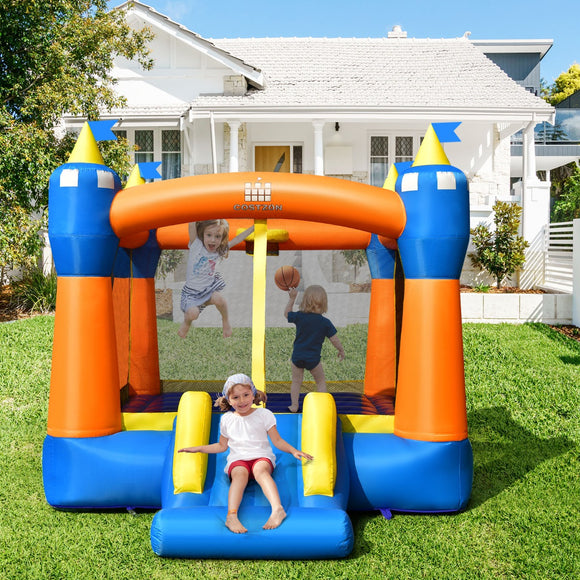 NNECW Inflatable Bounce House Kids Castle Tampoline with Jumping AreaBlower included