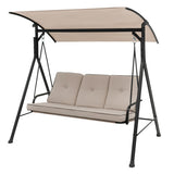 NNECW Outdoor Swing Chair with Adjustable Canopy for Garden
