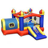 NNECW 5 in 1 Inflatable Jumping Castle with Slide for Kids without Blower