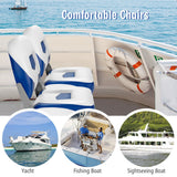 NNECW Set of 2 Deluxe Folding Boat Seats for Fishing Boats & Yachts