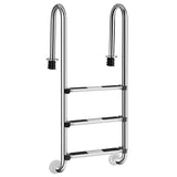 NNECW 3-Step Swimming Pool Ladder with Anti-Slip Steps for In-Ground Pool