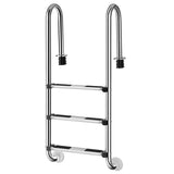 NNECW 3-Step Swimming Pool Ladder with Anti-Slip Steps for In-Ground Pool