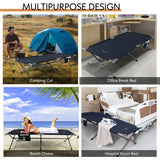 NNECW Foldable Camping Cot with Carry Bag for Camping Office