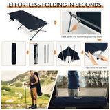 NNECW Foldable Camping Cot with Carry Bag for Camping Office