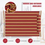 NNECW Outdoor Hammock with Detachable Pillow for Patio & Beach Red