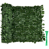 NNECW Artificial Hedge Fence with 24 Pieces Faux Ivy Panels for Decor