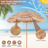 NNECW 2.2M Hawaiian Portable Hula Umbrella for Beach Pool