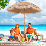 NNECW 2.2M Hawaiian Portable Hula Umbrella for Beach Pool