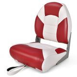 NNECW Folding Boat Seats with Thickened High-density Sponge Padding