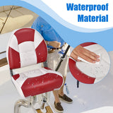 NNECW Folding Boat Seats with Thickened High-density Sponge Padding