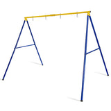 NNECW Heavy-Duty Metal Swing Frame with Anti-Slip Footpads without Swing