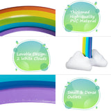 NNECW Inflatable Rainbow Sprinkler for Backyard & & Beach & Lawn