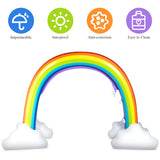 NNECW Inflatable Rainbow Sprinkler for Backyard & & Beach & Lawn