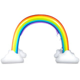 NNECW Inflatable Rainbow Sprinkler for Backyard & & Beach & Lawn