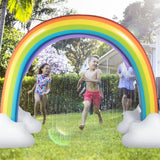 NNECW Inflatable Rainbow Sprinkler for Backyard & & Beach & Lawn