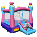 NNECW Princess Theme Inflatable Castle with Jumping Area without Blower