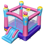 NNECW Princess Theme Inflatable Castle with Jumping Area
