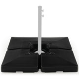NNECW Heavy-Duty Water & Sand Filled Umbrella Stand for Pool