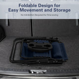 NNECW Patio Zero Gravity Lounge Chair with Cup Holder &amp Removable Pillow-Navy-1 piece