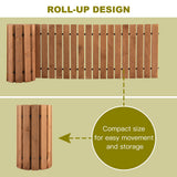 NNECW 245 cm x 43 cm Outdoor Wood Pathway for Garden Backyard Seaside Beach