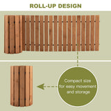 NNECW 245 cm x 55 cm Weatherproof Wood Boardwalk for Garden Backyard Wedding
