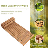 NNECW 245 cm x 55 cm Weatherproof Wood Boardwalk for Garden Backyard Wedding