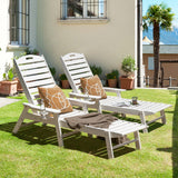 NNECW All-Weather HDPE Rocker Chair for Garden