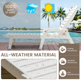 NNECW All-Weather HDPE Rocker Chair for Garden