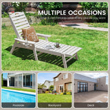 NNECW All-Weather HDPE Rocker Chair for Garden