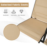 NNECW 2 seat Outdoor Patio Swing with Adjustable Canopy for Garden/Porch/Backyard