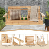 NNECW Porch Swing Chair with Adjustable Chains for Garden