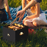 NNECW 4-in-1 Multipurpose Outdoor Pizza Oven with 2-Layer Detachable Grill Oven & Fire Pit