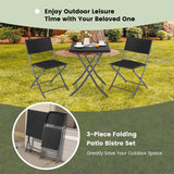 NNECW Functional 3-Piece Bistro Set for Garden
