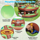 NNECW Inflatable Human Whack a Mole with 480W Blower for Kids Aged 3+