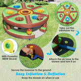 NNECW Inflatable Human Whack a Mole with 480W Blower for Kids Aged 3+