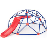 NNECW 8ft Geometric Dome Climber with Slide for Kids