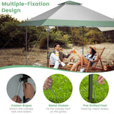 NNECW Pop-Up  Canopy Tent with 4 Reinforced Ribs & Wheeled Bag