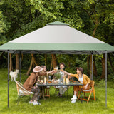 NNECW Pop-Up  Canopy Tent with 4 Reinforced Ribs & Wheeled Bag