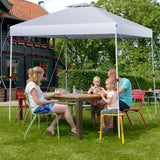 NNECW 3 M x 3 M Outdoor Pop-up Canopy with Adjustable Height Wheeled Carry Bag for Beach