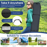 NNECW 3m x 3m Height-Adjustable &amp Tiltable Pop-up Canopy with Carry Bag-White