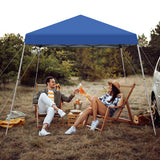 NNECW Outdoor Instant Pop-up Canopy with Carrying Bag for Beach/Camping/Patio-Blue