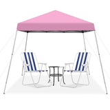 NNECW Outdoor Instant Pop-up Canopy with Carrying Bag for Beach/Camping/Patio-Purple