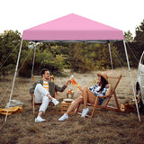 NNECW Outdoor Instant Pop-up Canopy with Carrying Bag for Beach/Camping/Patio-Purple
